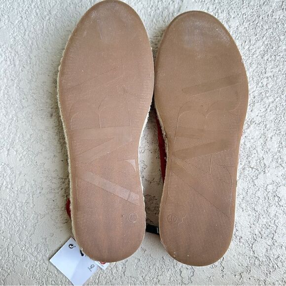NWT Zara rustic orange canvas espadrilles Sz 7 - Picture 8 of 10